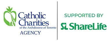 Catholic Charities and ShareLife Join Logo Onward